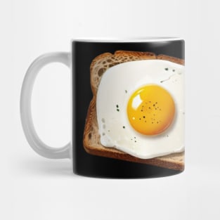 Egg Fried Vintage Japan Japanese Kawaii Coffee Yummy Toast Bread Sandwich Mug